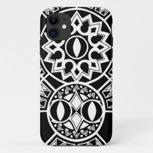 Polynesiaans tattoo voor tribale zon iPhone 11 hoesje