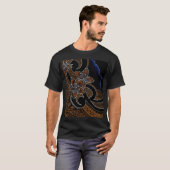Polynesiaans tribaal design-shirt t-shirt (Voorkant volledig)