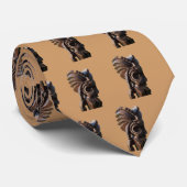 Polynesiaans tropisch eiland Tiki Stropdas (Opgerold)