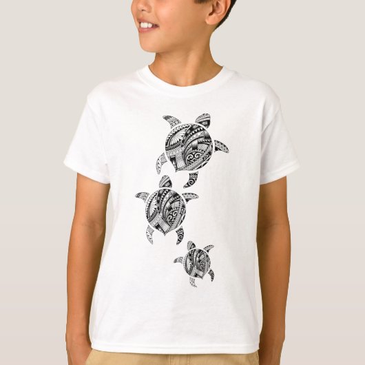 Polynesiaanse schildpad t-shirt (Voorkant)