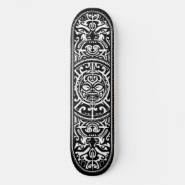 Polynesiaanse tribaal hout skateboard