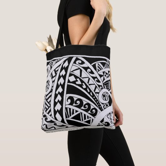 Polynesiaanse tribale Canvas tas (Dichtbij)