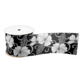 POLYNESIAN DREAM (BLACK) SATIN RIBBON LINT (Spoel)