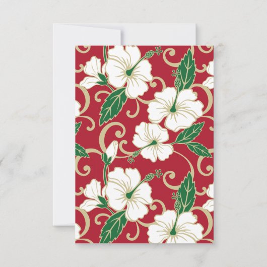 POLYNESIAN DREAM (CHRISTMAS) BEDANKKAART (Achterkant)