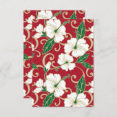 POLYNESIAN DREAM (CHRISTMAS) BEDANKKAART (Voorkant / Achterkant)