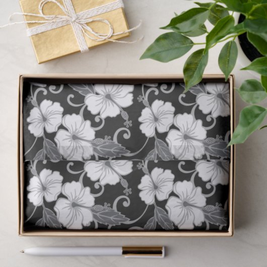 POLYNESIAN DREAM (ZWART) TISSUEPAPIER (Geschenk)