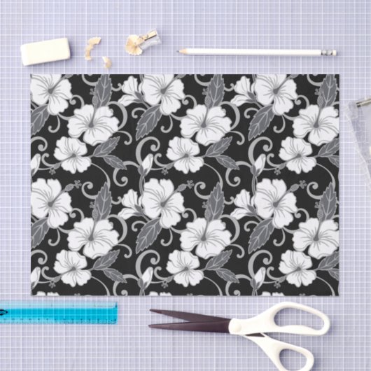 POLYNESIAN DREAM (ZWART) TISSUEPAPIER (Craft)