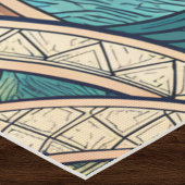 Polynesian Tropical Wave Palm Trees Pattern Name Yogamat