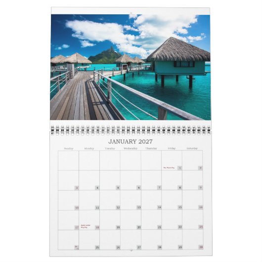 Polynesië 2014 kalender (Jan 2027)