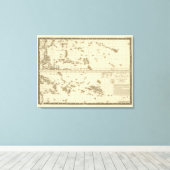 Polynesië 2 canvas afdruk (Insitu (Houten vloer))