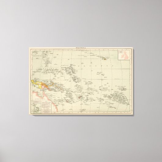 Polynesië 4 canvas afdruk (Voorkant)