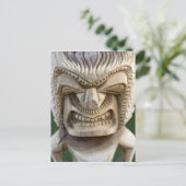 Polynesië, Koninkrijk Tonga. Sluiting van tiki Briefkaart (Staand voorkant)