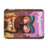 Polynesië Tiki masker Magneet (Horizontaal)