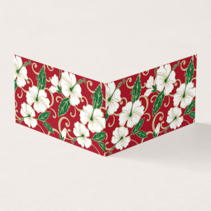 Polynesische droom patroon in Kerstmis Kaart