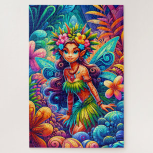 Polynesische fee legpuzzel