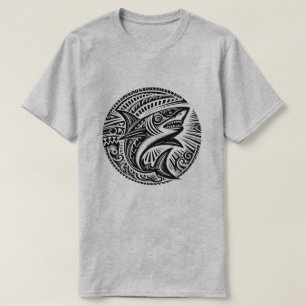 Polynesische haai t-shirt