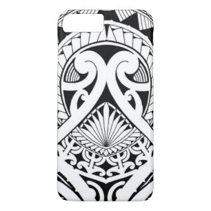Polynesische / Maori-stam-tatoeageontwerp iPhone 8 Plus / 7 Plus Hoesje