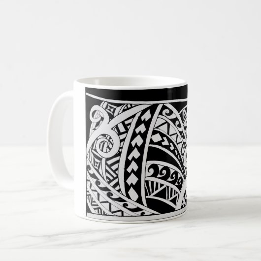Polynesische Stam Mok (Voorkant links)