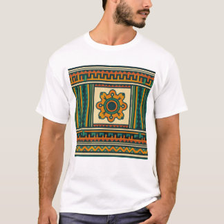 Polynesische tribale mandala patroon - vet geometr t-shirt