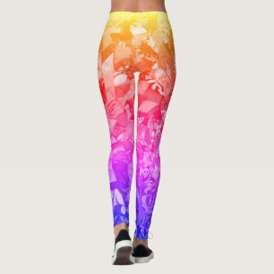 POLYNESISCHE WAIKIKI PATRONEN LEGGINGS