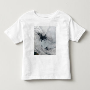 Polynya (open water) in het Zee Beaufort Kinder Shirts