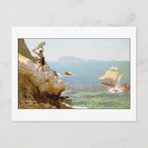 Polyphemus de Cyclops van Jean-Leon Gerome Briefkaart