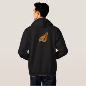 Polyphemus Moth Hoodie (Achterkant volledig)