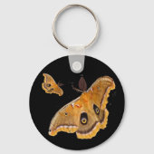 Polyphemus Moth Sleutelhanger (Voorkant)
