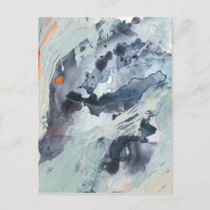 Polyphonic Zee - blauw Briefkaart