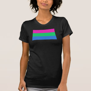 Polyseksuele geaardste vlag t-shirt