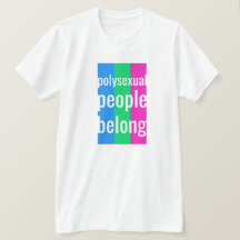 polyseksuele mensen behoren tot T-shirt