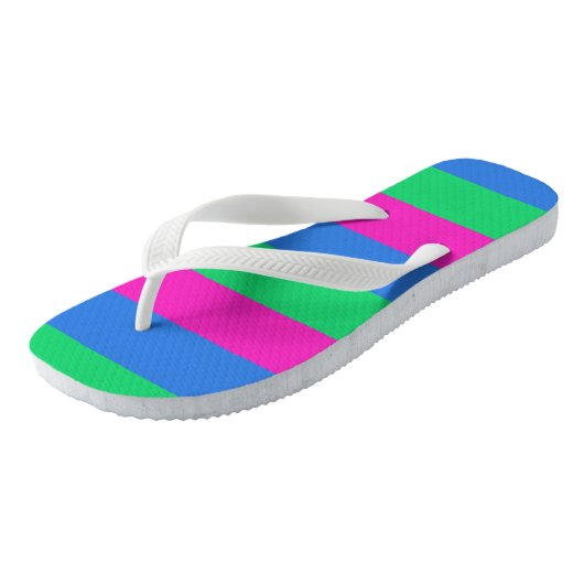 Polyseksuele Pride Teenslippers (Schuin)