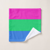 Polyseksuele Pride Vlag Bad Handdoek (Wasdoekje)