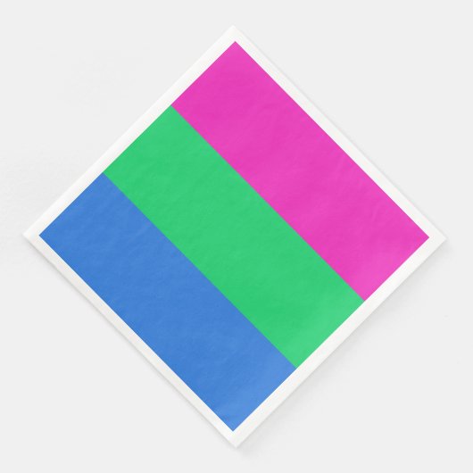 Polyseksuele Pride Vlag Servet (Hoek)