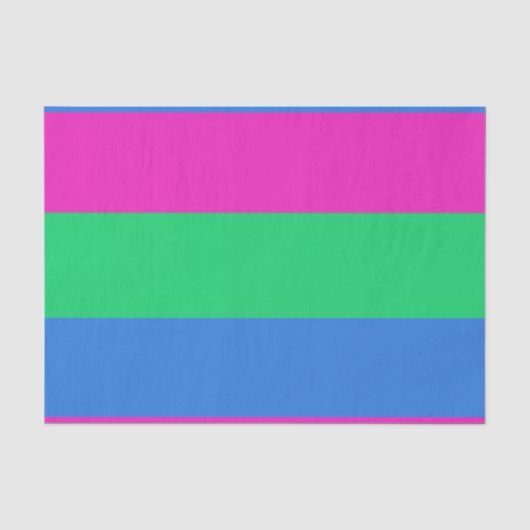 Polyseksuele Pride Vlag Tissuepapier (Voorkant)