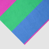 Polyseksuele Pride Vlag Tissuepapier (Detail)