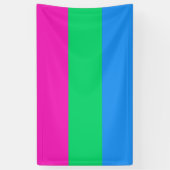 Polysexual Flag Spandoek (Verticaal)