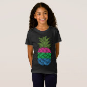 Polysexual Pride Ananas Poly Pride Ananas Fr T-shirt (Voorkant volledig)