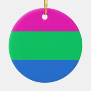Polysexual Pride Vlag Keramisch Ornament