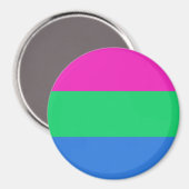 Polysexual Pride Vlag Magneet (Voorkant / Achterkant)