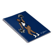 Pom Dancer White Navy Carnet P (Côté Droit)
