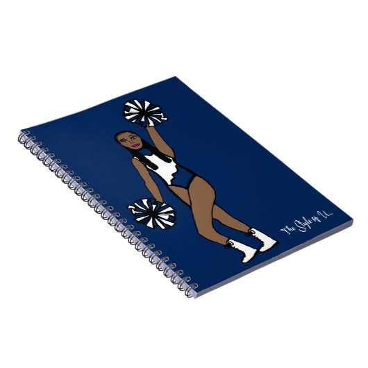 Pom Dancer White Navy Carnet P (Côté Droit)