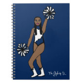 Pom Dancer White Navy Carnet P (Devant)