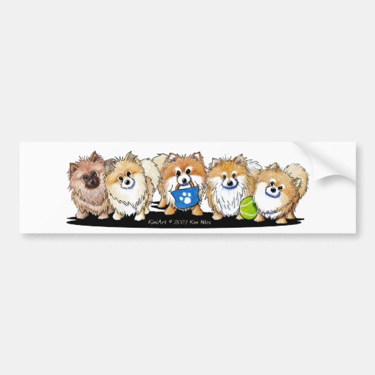 POM Parade Bumpersticker (Voorkant)