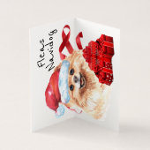 Pom Père Noël xmas sac cadeaux rouges rubans do-it (Inside)