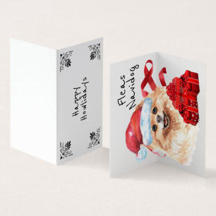 Pom Père Noël xmas sac cadeaux rouges rubans DO-IT