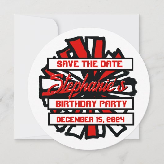 POM POM #8 Uitnodiging (Voorkant)