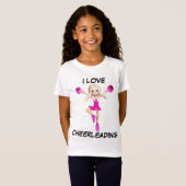 POM-POM GIRL CHEERLEADING FILLES T-SHIRTS (Devant entier)