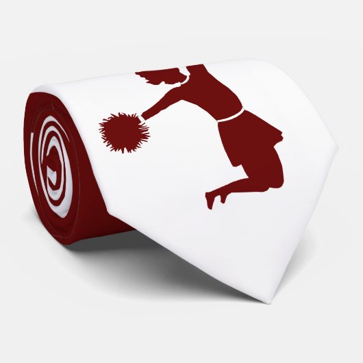 Pom-pom girl dans la cravate faite sur commande de (Roulé)