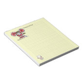 Pom-pom girl De Cartographie Pour Votre Bloc-Notes (Incliné)